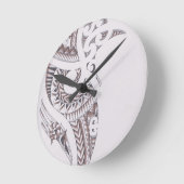 Luxusdesignerin Runde Wanduhr (Winkel)