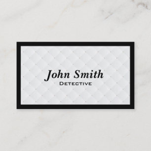 Luxusdiamant-Steppdecken-Detektiv-Visitenkarte Visitenkarte
