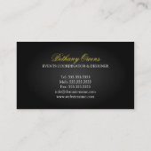 LuxusEvent-Planer Visitenkarte (Rückseite)