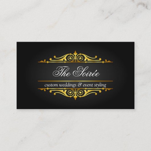 LuxusEvent-Planer Visitenkarte (Vorderseite)