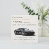 Luxusfahrt-Feier Einladung (Stehend Vorderseite)