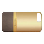 Luxusfolien-Goldindividueller Name iPhone 7 Case-Mate iPhone Hülle (Rückseite (Horizontal))