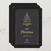 Luxusfotokarte Feiertagskarte (Vorne/Hinten)