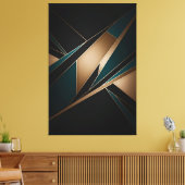 Luxusfragmente Leinwanddruck (Insitu (Wohnzimmer))