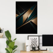 Luxusfragmente Poster (Heimbüro)