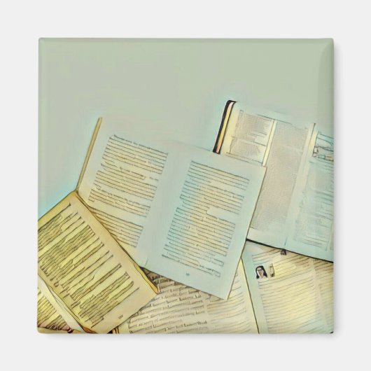 Luxusgeschenke für Buchliebhaber Magnet (Vorne)