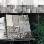 Luxusglas, Muschel und Metallgeometrie N3 Fliese<br><div class="desc">Diese wunderschöne Kachel ist Teil meiner Kollektion aus Luxury Glass, Muschel & Metal Geometric. Benutzen Sie es allein oder in Kombination mit anderen Fliesen, um im Bad oder in der Dusche atemberaubende Optik zu schaffen - z.B. ein akzentuiertes Fliesenmosaik hinter dem Mixer oder der Badewanne oder verwenden Sie es für...</div>
