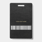 Luxusgold beruflicher Notar ID Ausweis (Rückseite)