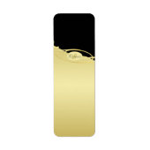 Luxusgold dekoriert auf Gold & Schwarz, Monogram, (Vorne)