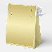 Luxusgold dekoriert auf Gold & Schwarz, Monogram, Geschenkschachtel (Rückseite)