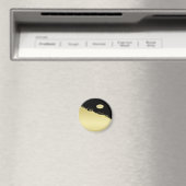 Luxusgold dekoriert auf Gold & Schwarz, Monogram, Magnet (In Situ (Geschirrspüler))