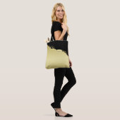 Luxusgold dekoriert auf Gold & Schwarz, Monogram, Tasche (Am Model)