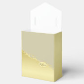 Luxusgold dekoriert auf Gold & Silber, Monogram, Geschenkschachtel (Geöffnet)