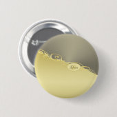 Luxusgold dekoriert auf Gold & Silber, Monogramm, Button (Vorne & Hinten)