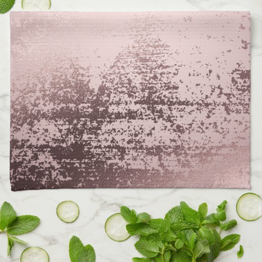 Luxusgold Rose Geschirrtuch (Gefaltet)