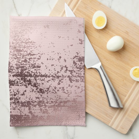 Luxusgold Rose Geschirrtuch (Viertel Falte)