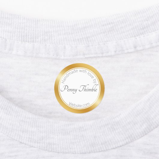 Luxusgoldeffekt Etiketten (Befestigt)