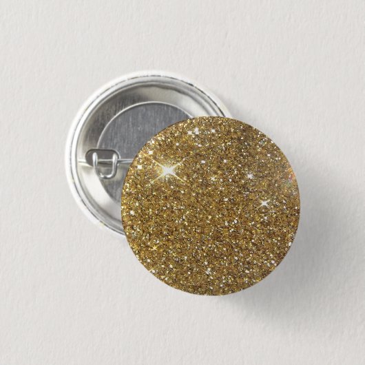 LuxusgoldGlitzer - Druckbild Button (Vorne & Hinten)