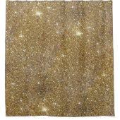 LuxusgoldGlitzer - Druckbild Duschvorhang (Vorderseite)