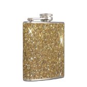 LuxusgoldGlitzer - Druckbild Flachmann (Rechts)