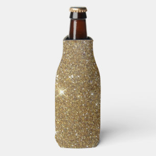 LuxusgoldGlitzer - Druckbild Flaschenkühler