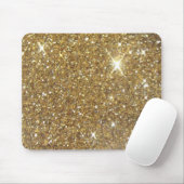 LuxusgoldGlitzer - Druckbild Mousepad (Mit Mouse)