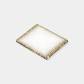 LuxusgoldGlitzer - Druckbild Post-it Klebezettel (angewinkelt)