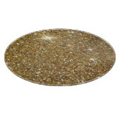 LuxusgoldGlitzer - Druckbild Schneidebrett (Ecke)