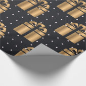 Luxusgoldmuster Geschenkpapier (Ecke)