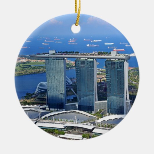 Luxushotel Marina Bay Sands Keramikornament (Vorne)