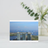Luxushotel Marina Bay Sands Postkarte (Stehend Vorderseite)