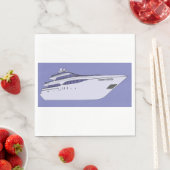 Luxusjacht Serviette (Beispiel)