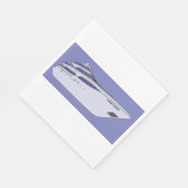 Luxusjacht Serviette (Ecke)