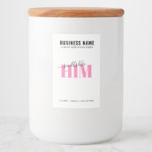 Luxuskerzensiegel 5,1 cm x 7,6 cm bearbeitbar lebensmitteletikett (Vorderseite)