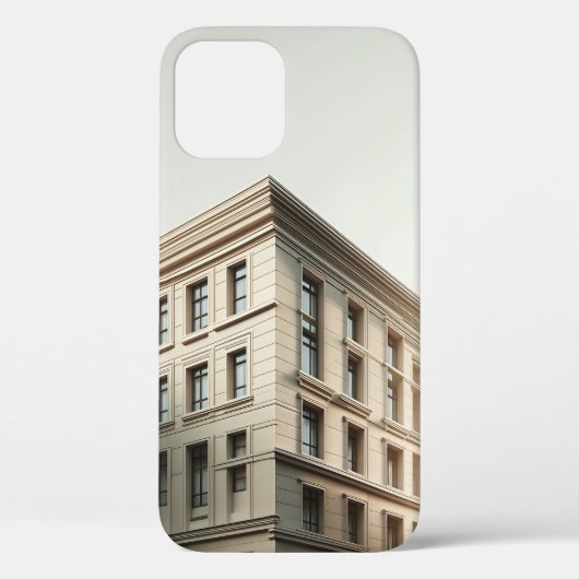 Luxusklassische Architektur-Fassade - Elegantes Mi Case-Mate iPhone Hülle (Rückseite)