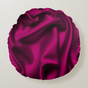 Luxuskleid Abstrakt: Grunge Silk Wave Rundes Kissen
