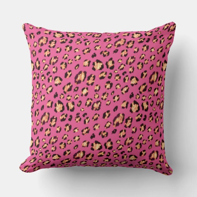 Luxusleopard Kissen (Vorderseite)
