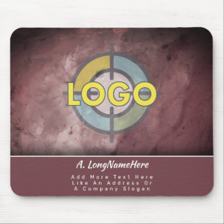 Luxusmarke Burgund Rot Executive Office Mousepad