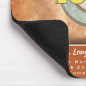 Luxusmarke Kürbis Orange Executive Office Mousepad (Ecke)