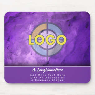 Luxusmarke Lila Aubergine Executive Office Mousepad