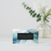 Luxusmarke Mable und Blue Finance beruflich Visitenkarte (Stehend Vorderseite)