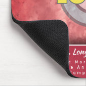 Luxusmarke Ruby Red Crystal Executive Office Mousepad (Ecke)