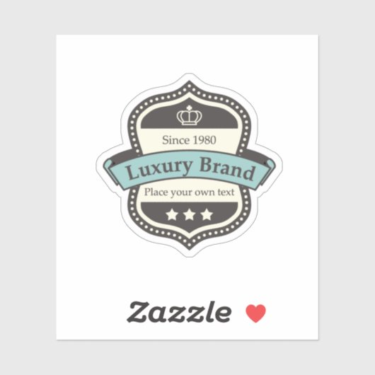 Luxusmarke Stiker Aufkleber (Blatt)