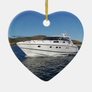 LuxusMotorboot Keramikornament