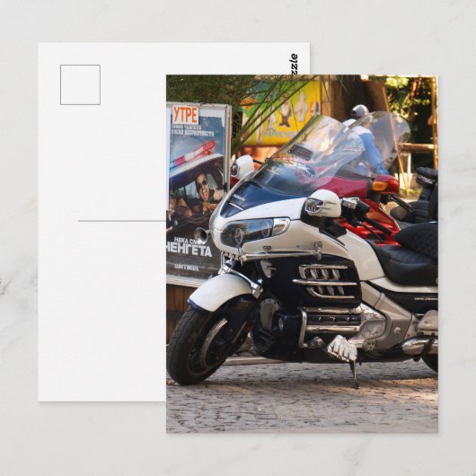 Luxusmotorräder Postkarte (Vorne/Hinten)