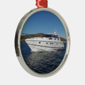 Luxusmotorschiff Silbernes Ornament (Rechts)