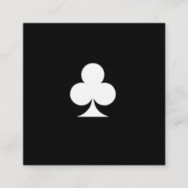 Luxusprämie schlägt Visitenkarte-Schwarzes mit Quadratische Visitenkarte