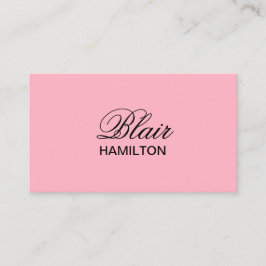 Luxusrosa Visitenkarte