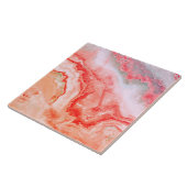 LuxusRosen-Gold erröten Mineralachat Fliese (Seite)