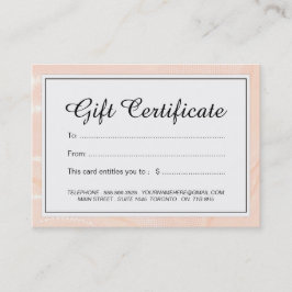 LuxusRosen-Goldgeschenk-Zertifikat Rabattkarte